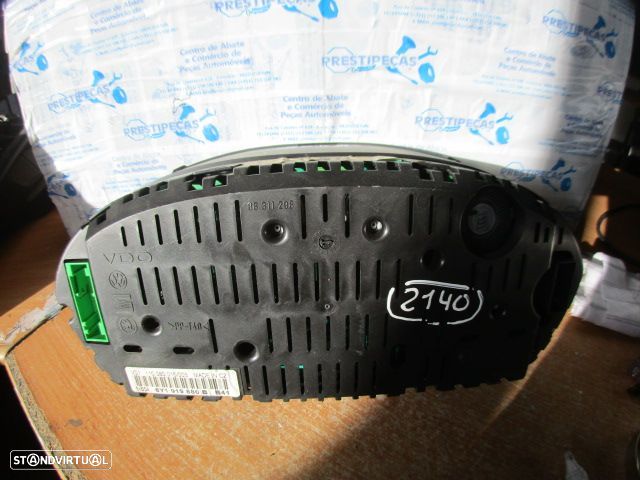 Quadrante 110080015003 6Y1919880B SKODA FABIA 1 COMBI 6Y 2001 1.4I  16V 100CV 5P PRETO KM/H  DIGITAL - 2