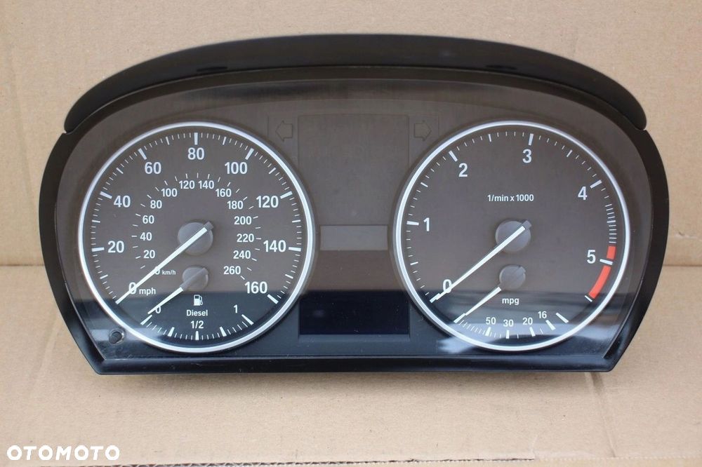 Licznik BMW e90 e91 e92 e93 diesel UK 9143822 318d 320d - 1