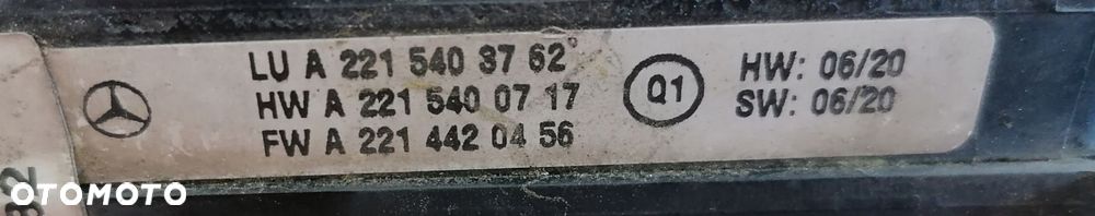 MERCEDES S W221 08r RADAR DISTRONIC A2215403762 - 4