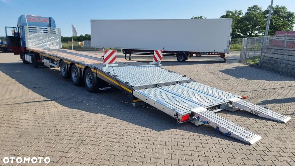 MAX Trailer platforma z hydraulicznie opuszczaną i wysuwaną rampą najazdową - 5