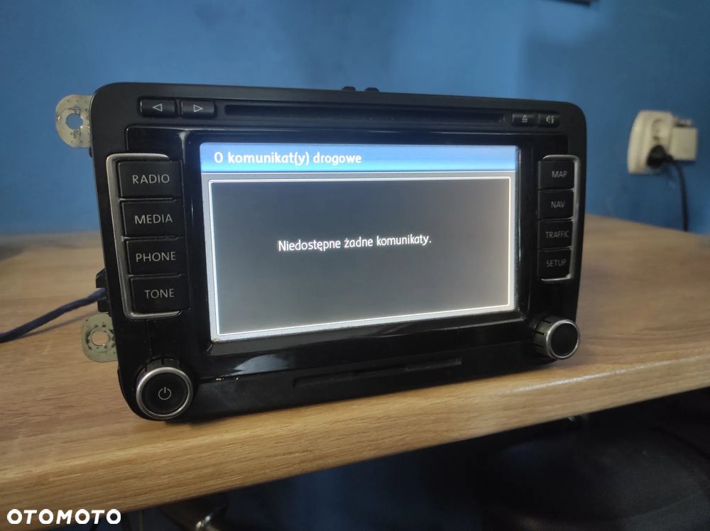 RADIO ODTWARZACZ NAWIGACJA VW RNS 510 2 DIN 1T035680AX VW PASSAT B6 B7 CC SIROCCO GOLF 5 6 POLO 5 JETTA TIGUAN TOURAN CADDY EOS TRANSPORTER T5 T6 ROZKODOWANE WYSYŁKA !!!!! - 6