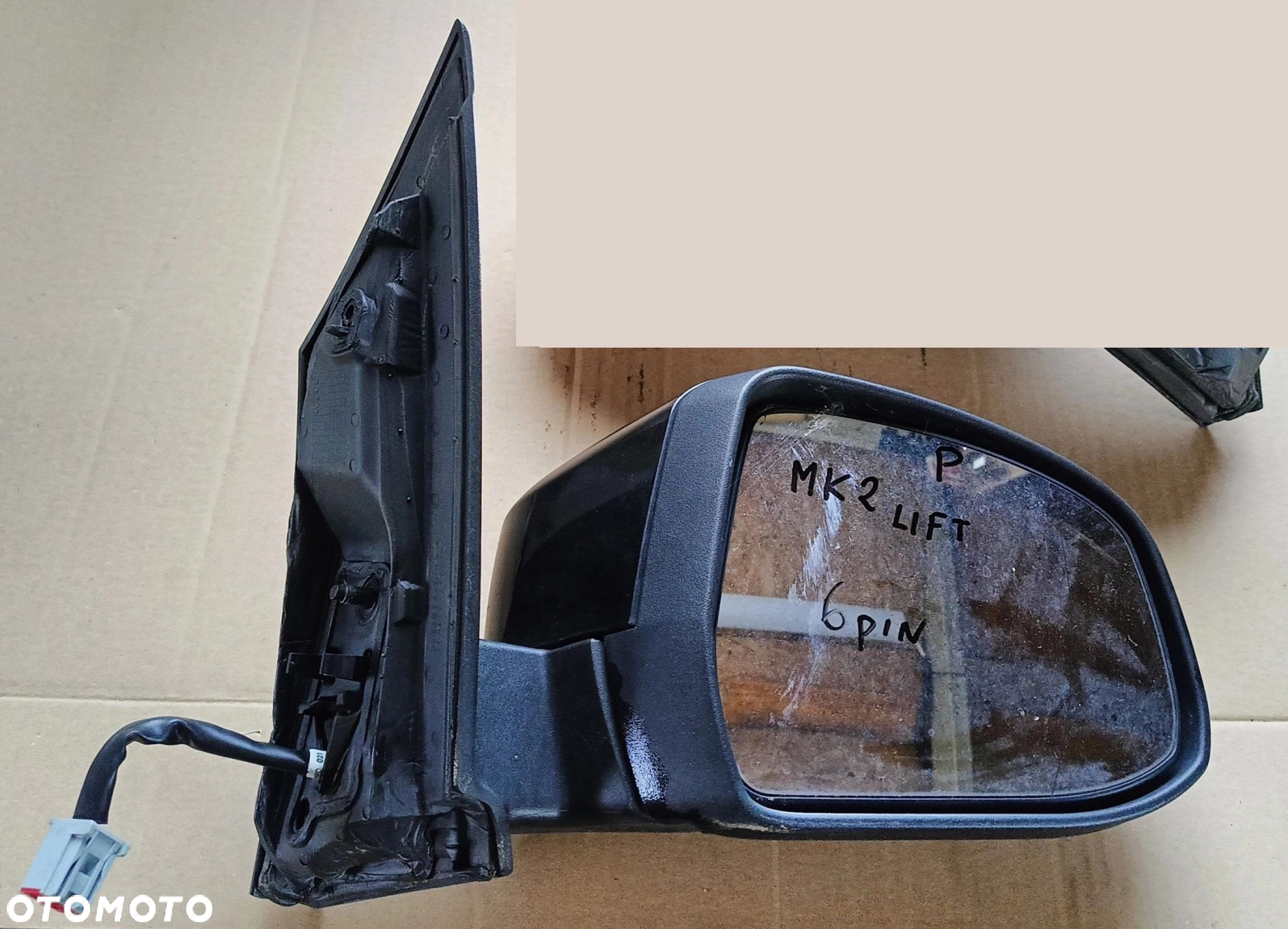 Focus MK2 lusterko lift 6 PIN PRAWE EU kolor F3 Ford ** - 2