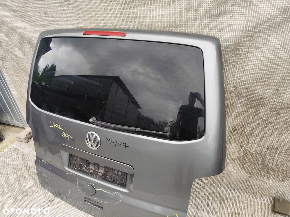 VW Transporter T5 T6 Multivan Klapa Tylna Tył Kompletna Szara LH7W - 18