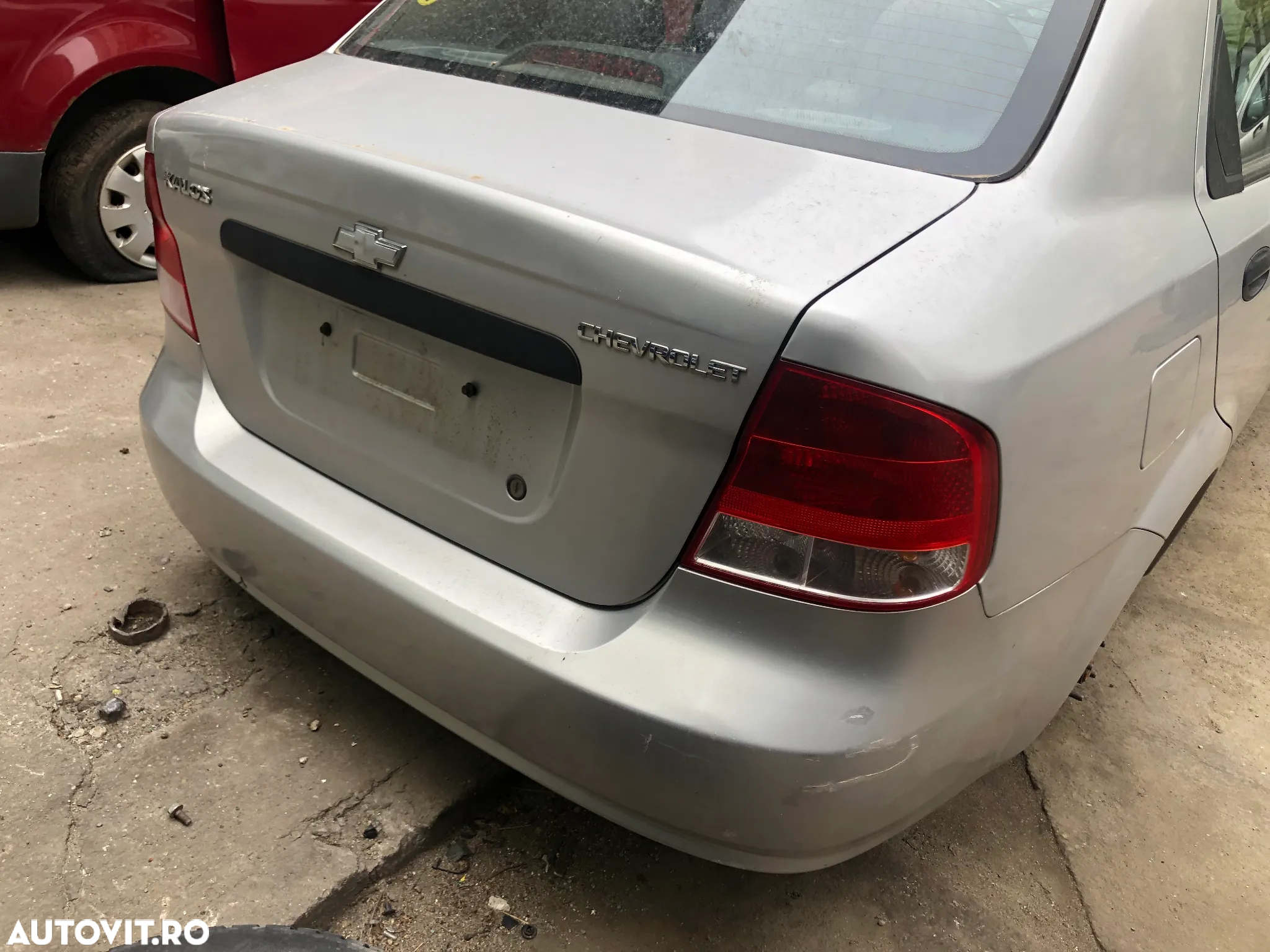 Bara spate Chevrolet Kalos gri argintiu 2005 - 3