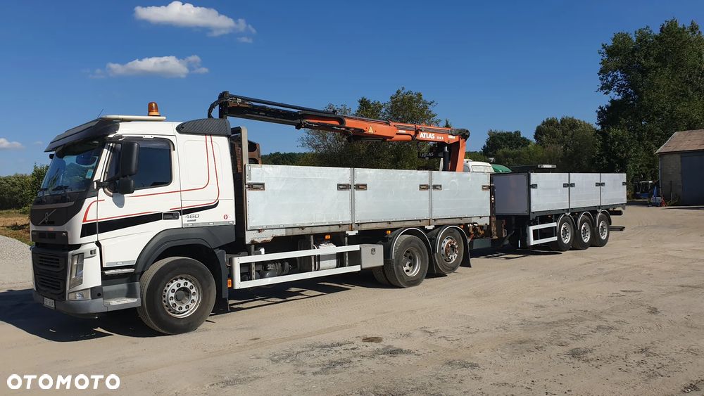 Volvo Volvo FM 460 / Zestaw Przyczepa Tandem / 6 X 2 / SKRZYNIOWY + HDS 2016 - 3