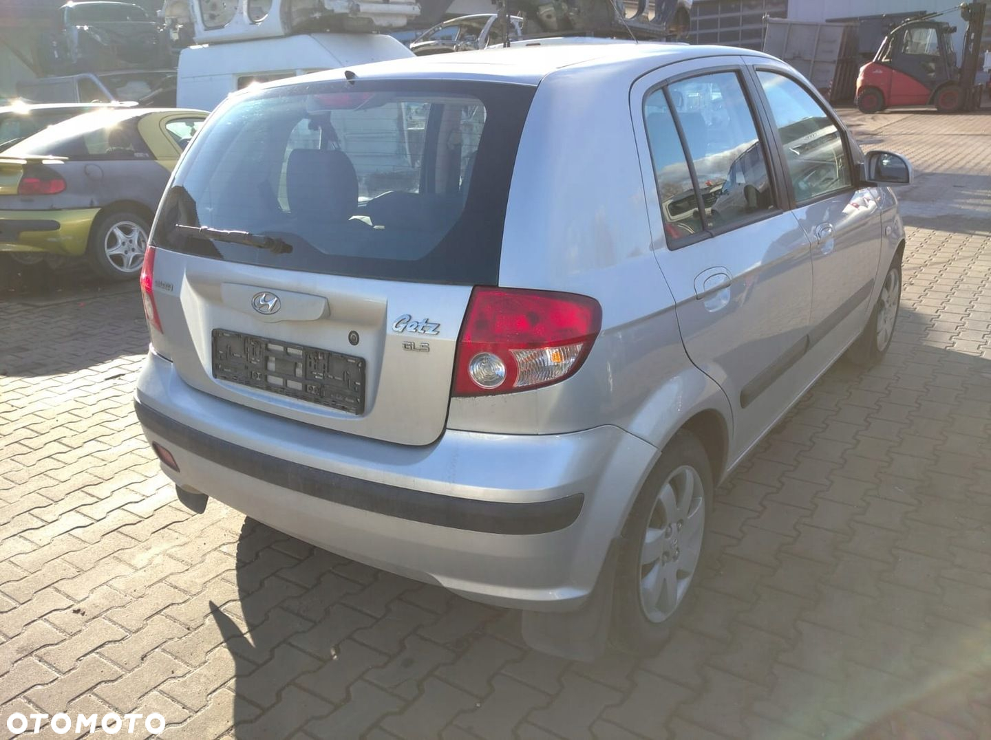 HYUNDAI GETZ 02- HB 5D DRZWI PRAWE PRZÓD PRZEDNIE SREBRNE CS - 8