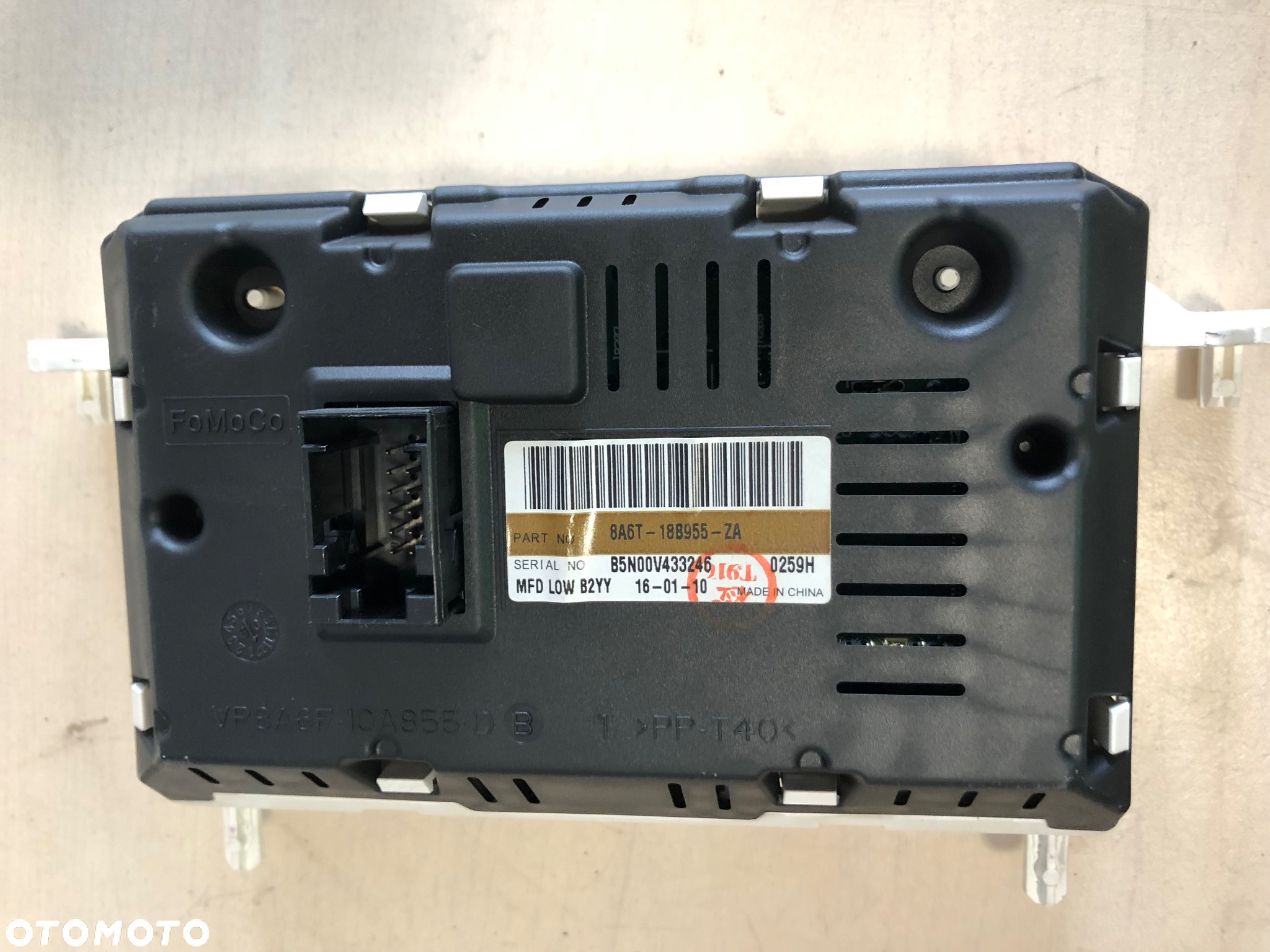 Radio panel wyświetlacz Ford Fiesta MK7 8A6T-18C815-BR - 9