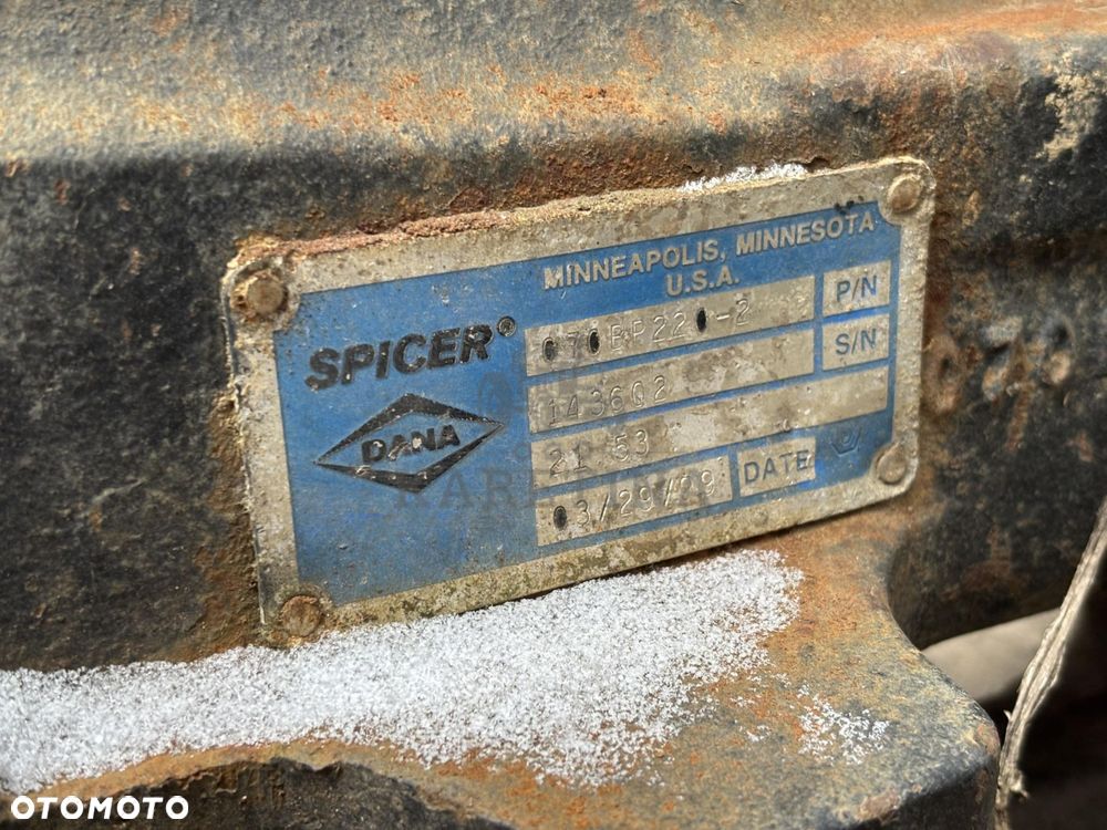 CASE MX180 MX200 MX220 MX240 Obudowa Pochwa Przedniej Osi CZĘŚCI 191813A5 - 1