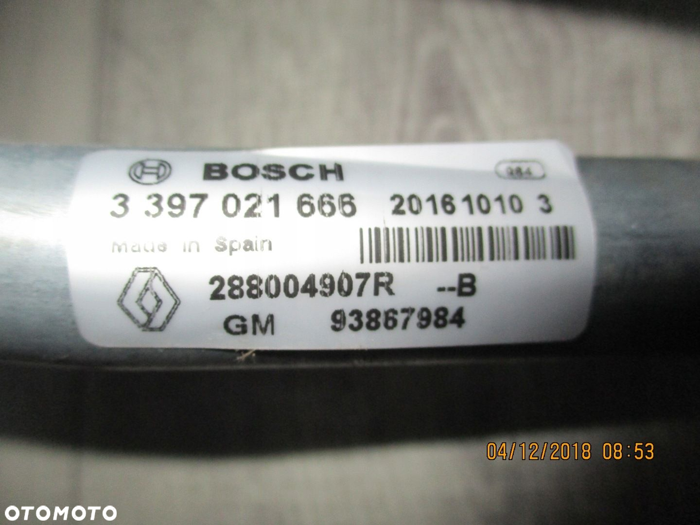 Mechanizm wycieraczek do Renault Trafic III Vivaro - 2