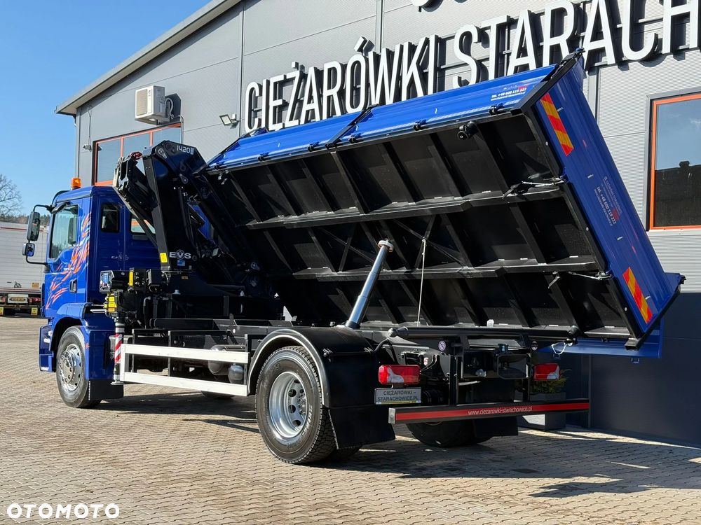 MAN TGM TGL TGS 18.250 // wywrotka 3-S + HDS HMF 1420 - K2 // E5 // budowlanka //żuraw dzwig kran crane // Świeżo sprowadzony!! - 19