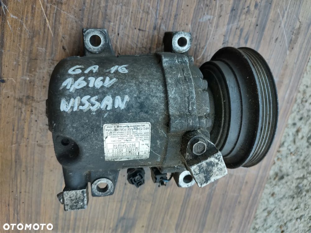 Nissan primera almera QG16 sprężarka klimatyzacji 1,6 16V
