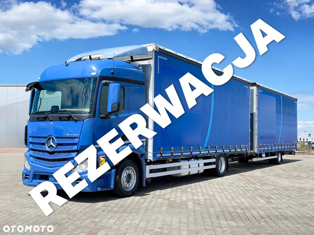 Mercedes-Benz ACTROS 1830 / ZESTAW TANDEM 120 M3 / PRZEJAZDOWY / 7,75 M + 7,75 M / SALON PL - 1