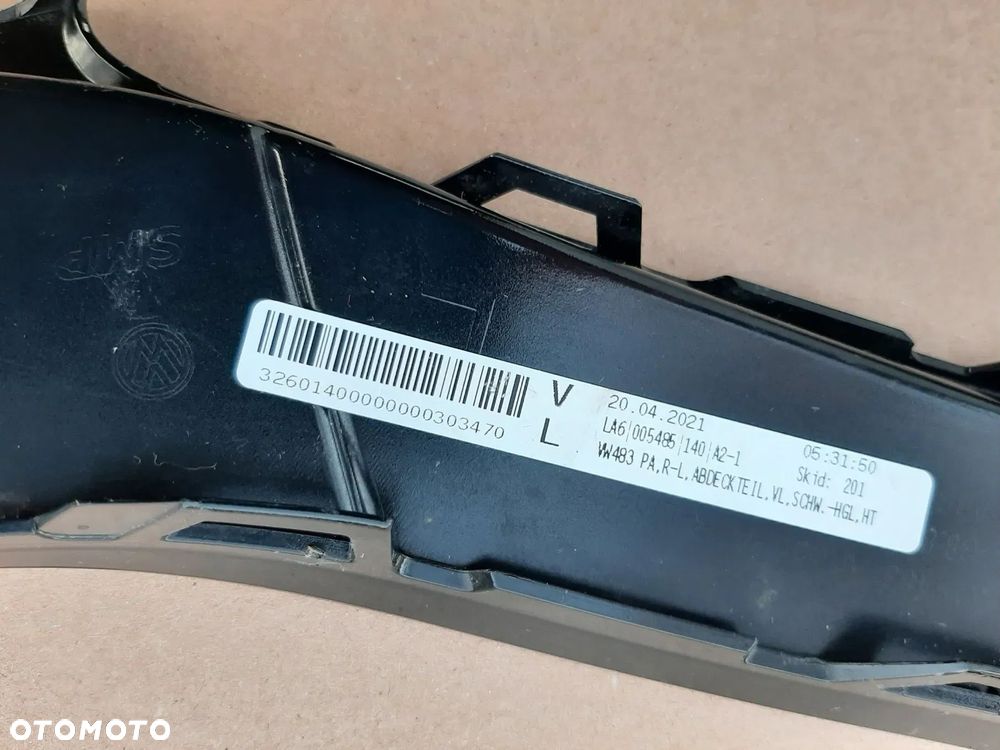 VW ARTEON LIFT R-LINE Kratka w zderzak przód lewa oryg. VW 3G8853665E WYSYŁKA 24h - 13