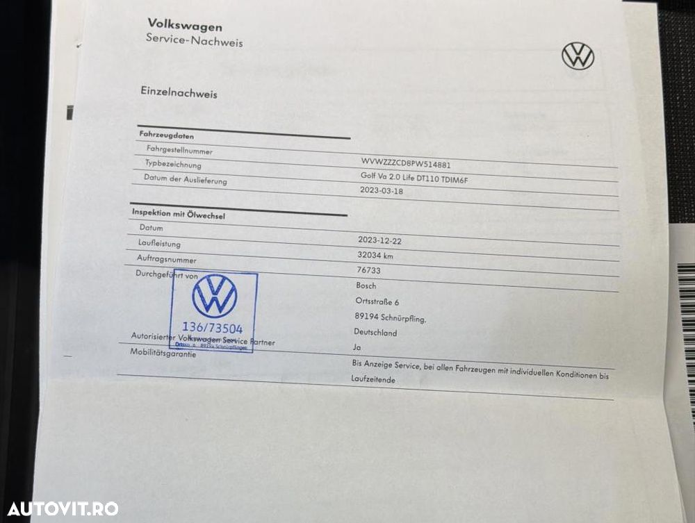 Volkswagen Golf 2.0 TDI SCR Life - 8
