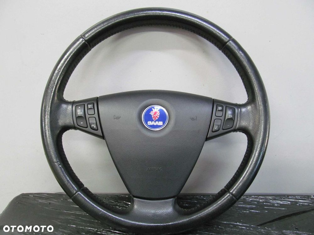 SAAB 93 9-3 06- KIEROWNICA MULTIFUNKCYJNA PODUSZKA AIR BAG - 1