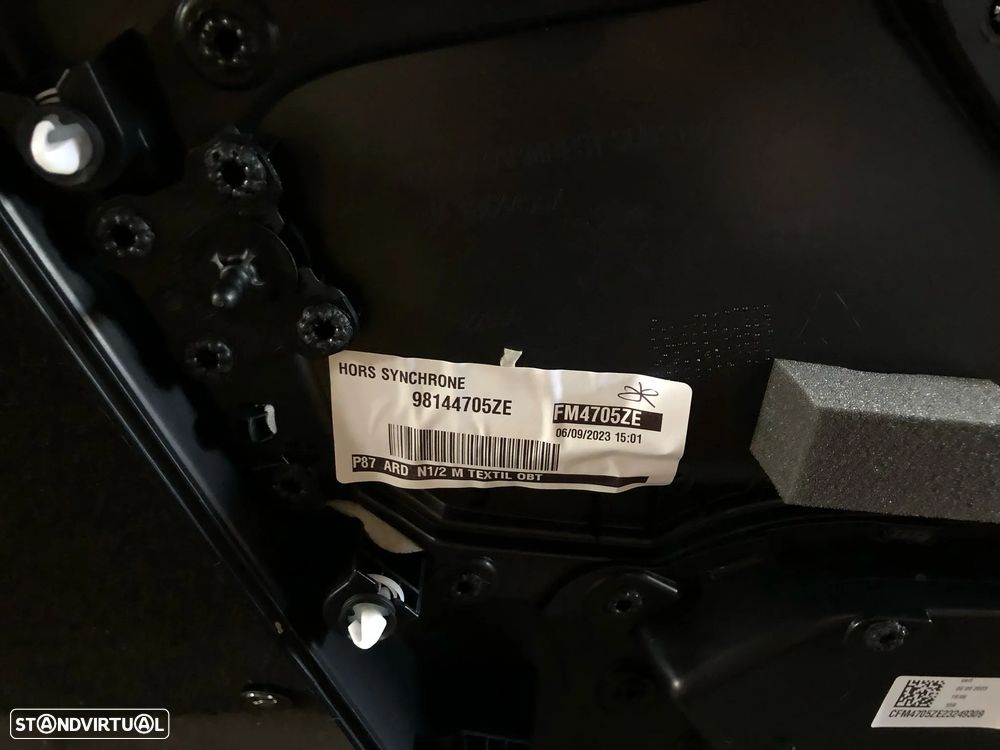 PEUGEOT 5008 II FORRA QUARTELA PORTA TRAS DIREITA - FP029 - 9