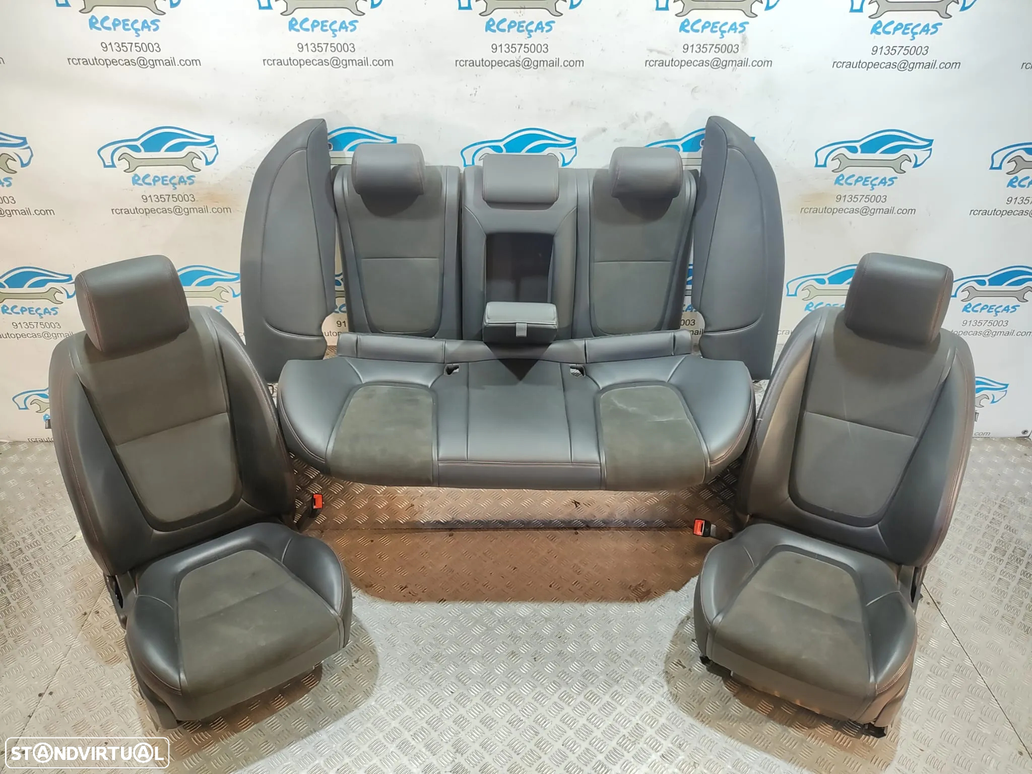 Conjunto Bancos em Pele Elétricos Jaguar XF X250 - 8