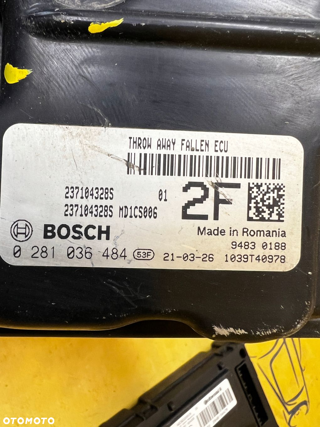 ZESTAW STARTOWY BCM ECU KOLUMNA ZEGARY KLUCZYK DACIA DOKKER 1.5 BLUE DCI EU - 14