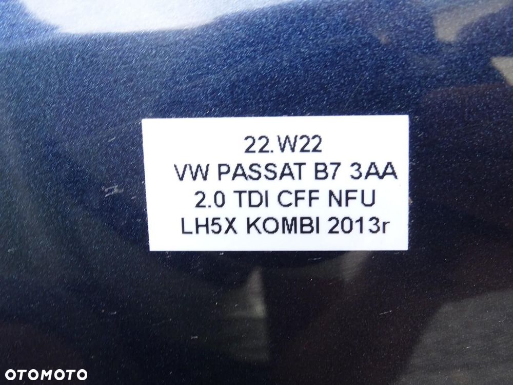 KLAPA TYŁ TYLNA BAGAŻNIKA + SZYBA LH5X VW PASSAT B7 3AA KOMBI 10-15r - 16