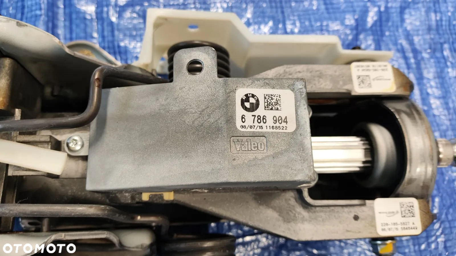 KOMPUTER IMMO KOMPLET ZESTAW STARTOWY DO ODPALENIA MODUŁ CAS KOLUMNA BLOKADA PILOT KLUCZYK 7594305 DME MSD80 5WK93651 9147216 6786904 BMW E60 E61 LCI LIFT 530i 3.0 N53 N53B30A - 3