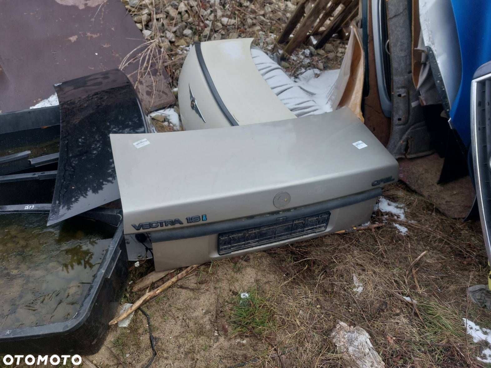 KOMPLETNY TYŁ VECTRA A SEDAN E137 KLAPA ZDERZAK LAMPY - 10