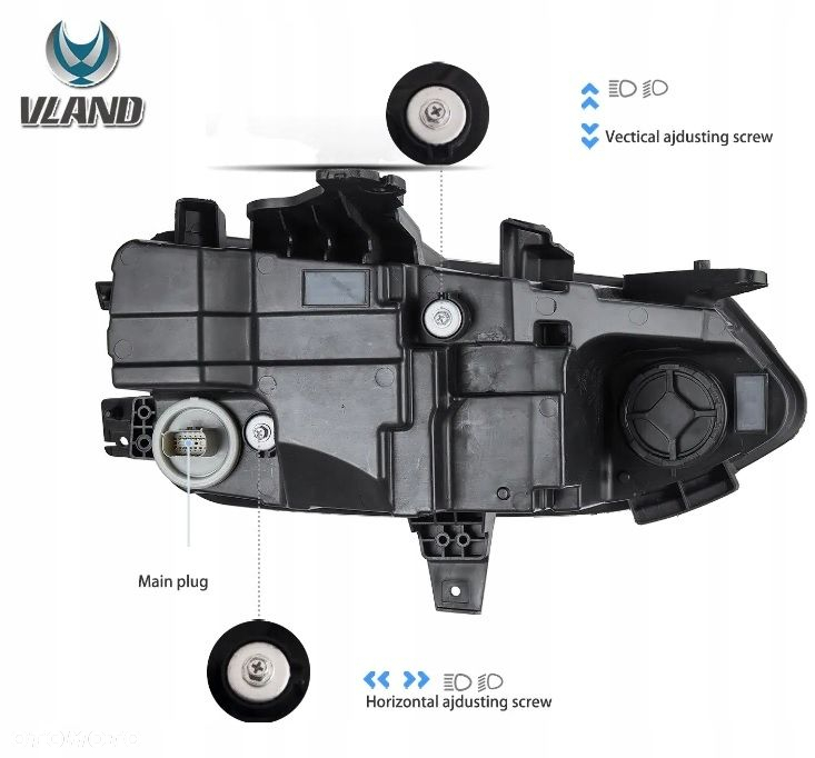 Reflektor Lampa kpl Vland Led Neon Tuning Chevrolet Camaro VI 6 2019- Lift - 9