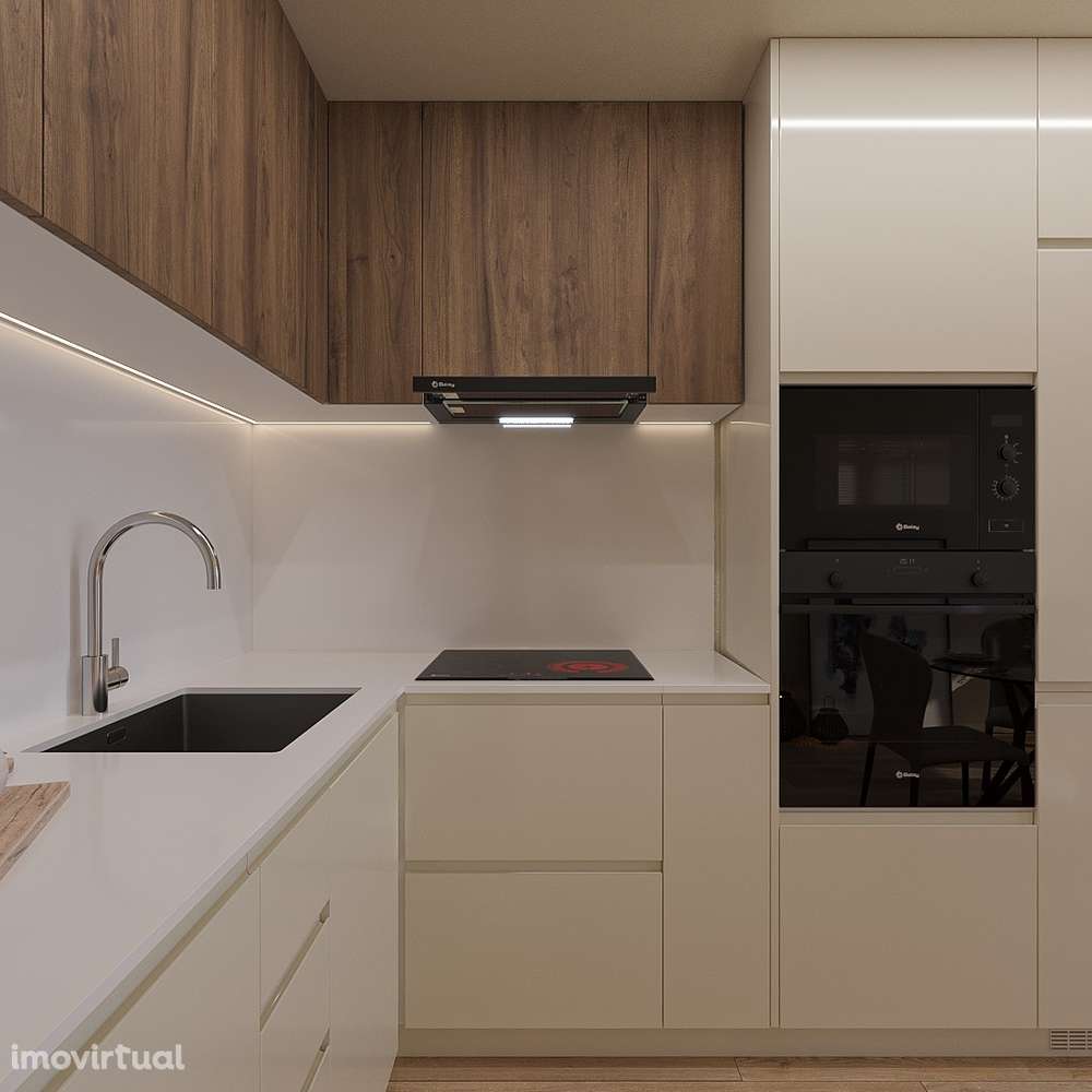 Apartamento T2 Novo com Varanda em Vilar do Paraíso. - Grande imagem: 3/17