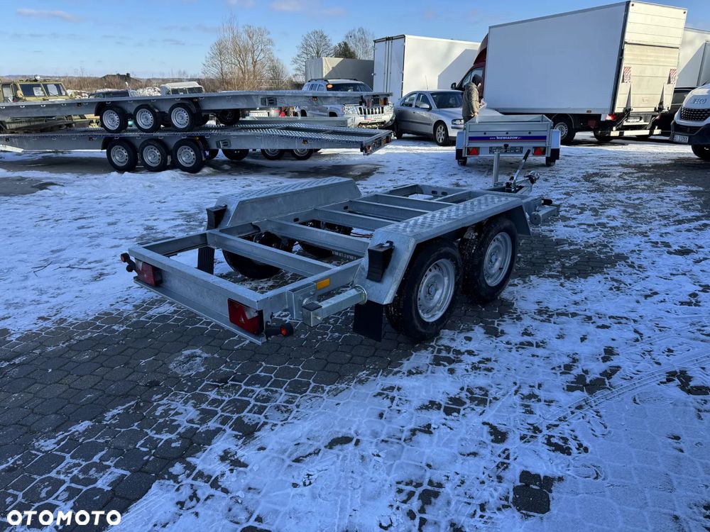 Niewiadów pod agregat prądotwórczy nowa przyczepa 2700kg 307x134cm FV 23%