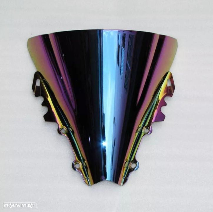 viseira nova yamaha yzf R6 ano 2006 ate 2007 vidro bolha - 4