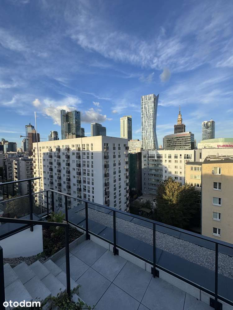 Wynajem  mieszkanie  z klimatyzacją piękny widok na Warszawę