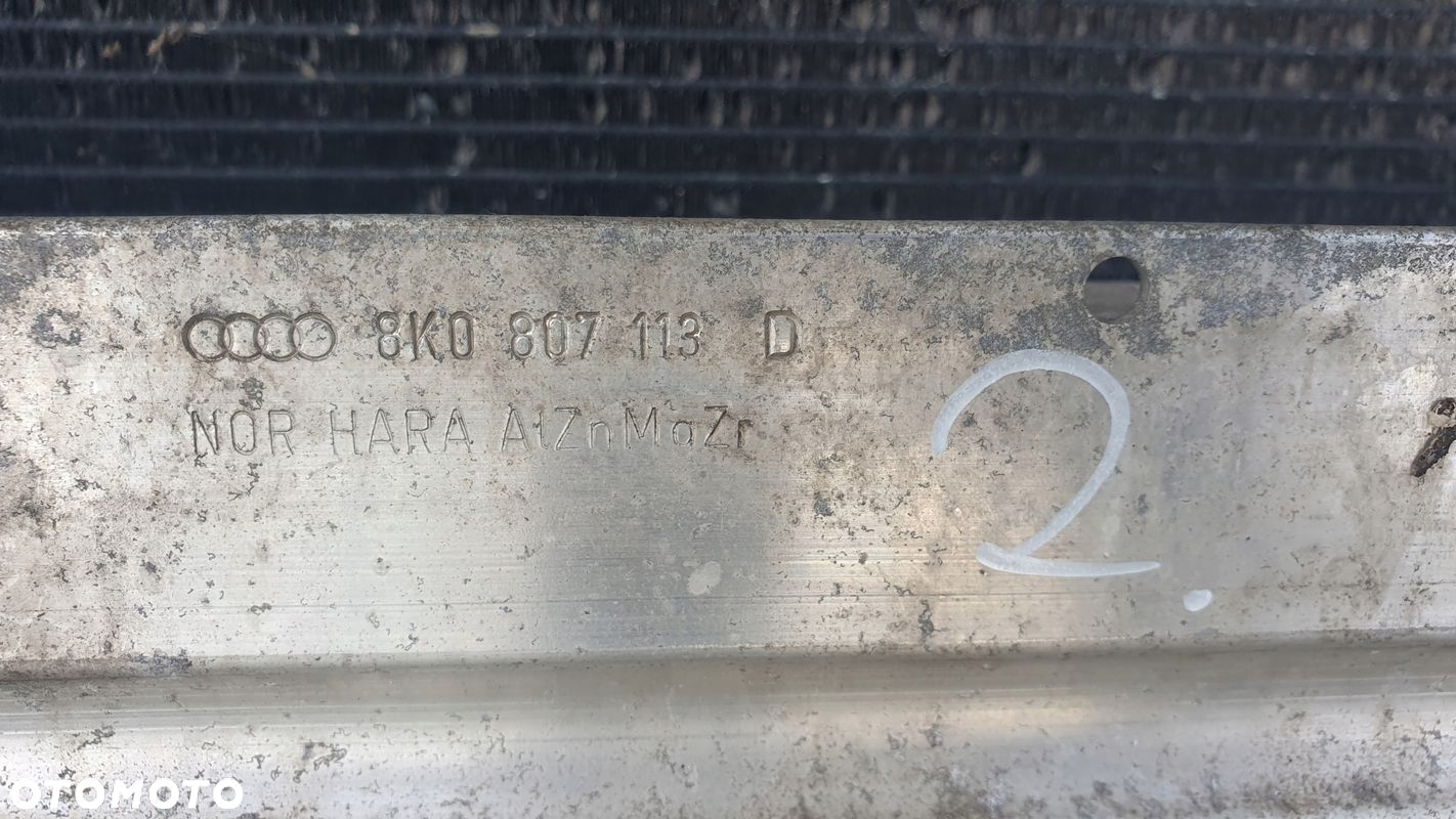 Audi A4 B8 8K0 07-12 2.0 TDI pas przedni chłodnice wzmocnienie wentylatory - 5