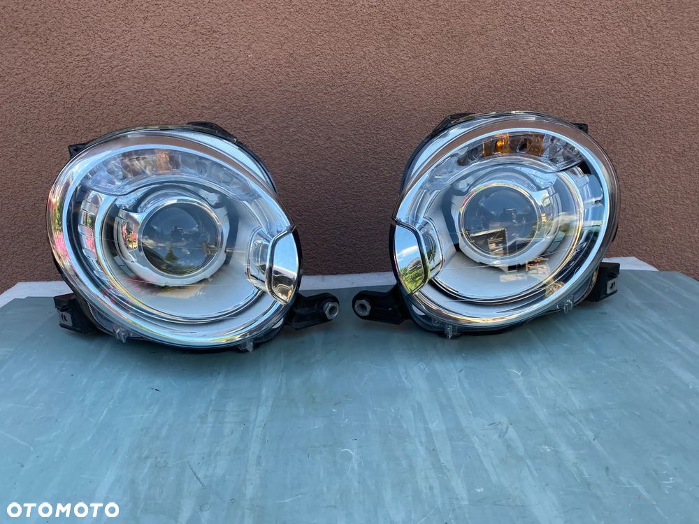 lampy fiat 500 bi xenon komplet eu całe - 2