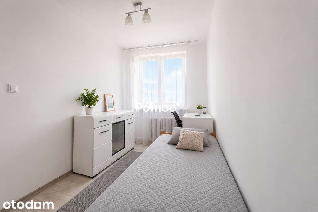 3 pokoje, 61,45 m2, duży balkon, bliski Wrotków