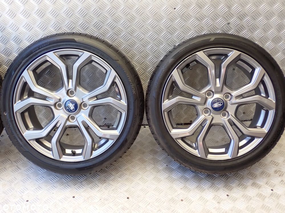 KOŁA FELGI ALUMINIOWE FORD  7JX17  ET 47,5  4X108  H1BJ-1007-D1A  H1BJ-1007-M1A Z OPONAMI LATO HANKOOK  205/45/17 - 2