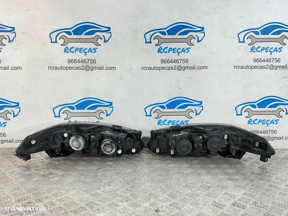 .Conjunto Oticas Farois Frontal Frente Esquerda Direita Halogenio Original Renault Laguna 2 Mk2 2001 - 2007 - 5