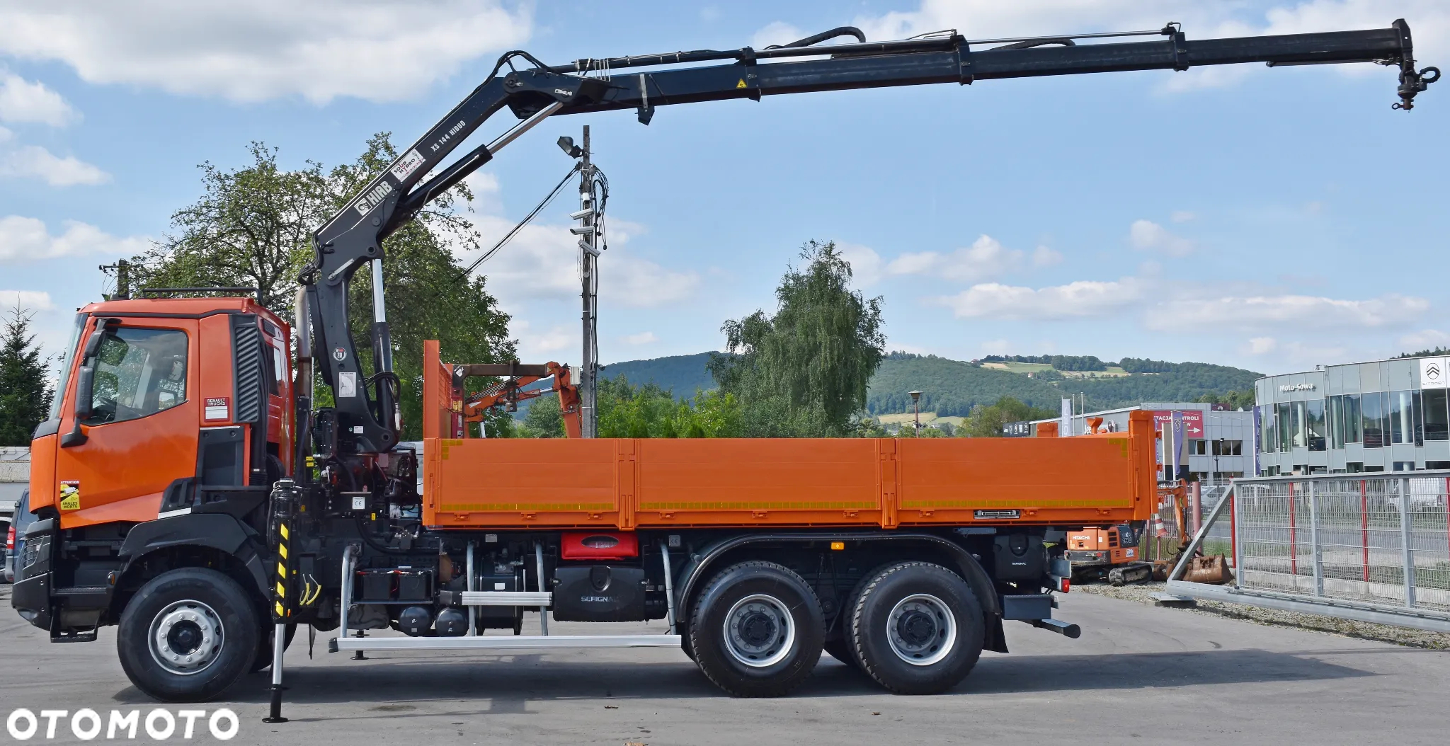 Renault K 430 * WYWROTKA 6,00 m * HIAB 144 B-3 HIDUO + PILOT * 6x4 - 5
