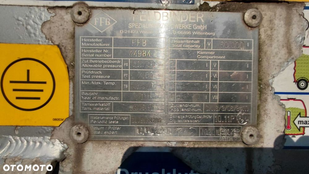 Feldbinder SILOS FELDBINDER 60.3 ALUMINIOWA 60M3 ZAMIANA - 12