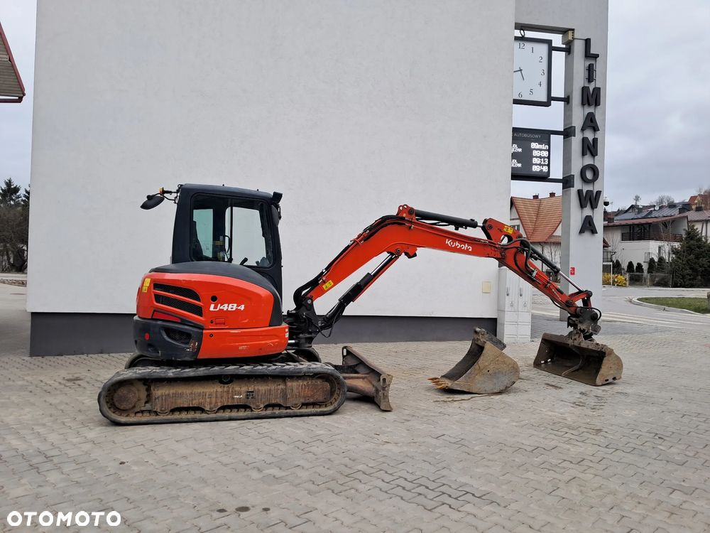 Kubota u48-4 waga 5t TON skarpówka hydrauliczna * 2019r * sprawne oświetlenie  *dodatkowe linie hydrauliczne 2 łyżki lusterka minikoparka u55 kx57 u50 instrukcja PL Red KEY Yanmar Cat JCB Tekeuchi Kubota - 27