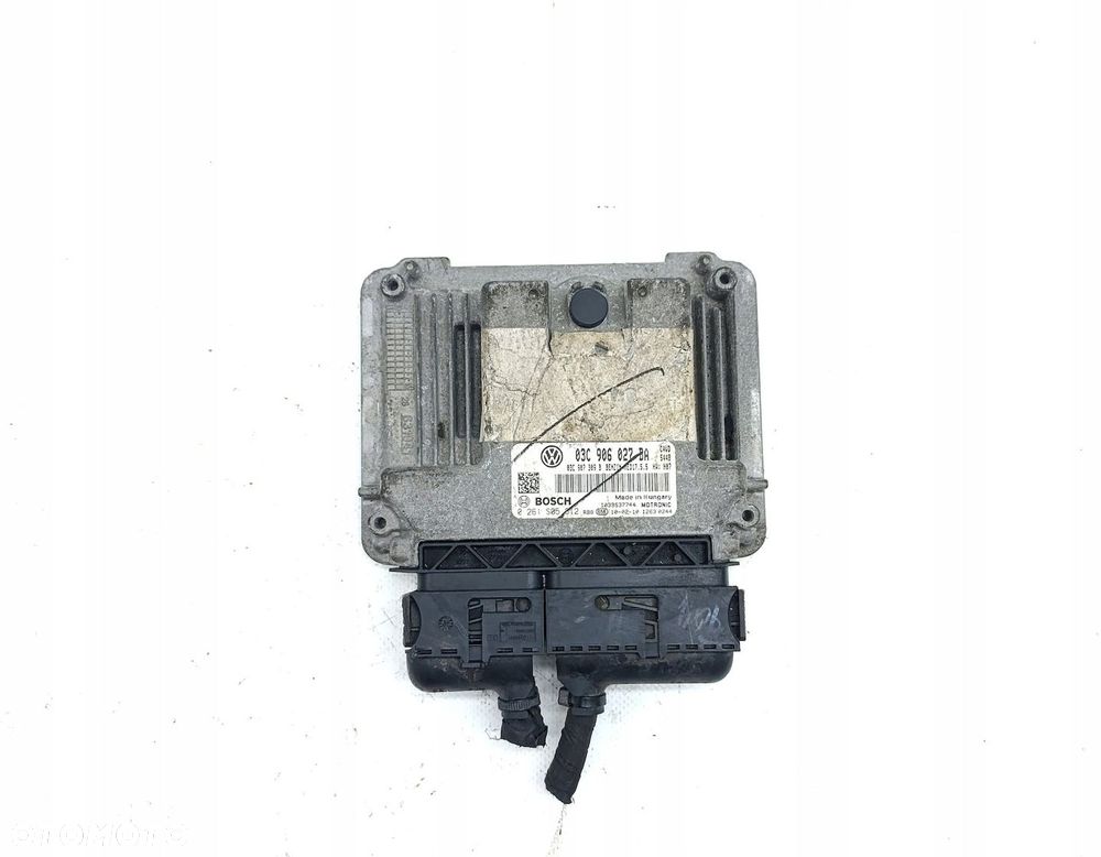 KOMPUTER SILNIKA STEROWNIK VW GOLF VI 1.4 TSI 03C906027BA 0261S05812 - 1