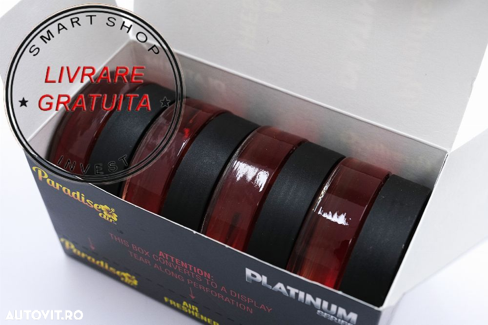 Paradise Fresh Air Ultimate Gel Odorizant Seria Platinum 4 Bucati Black Cherry- livrare gratuita - 4