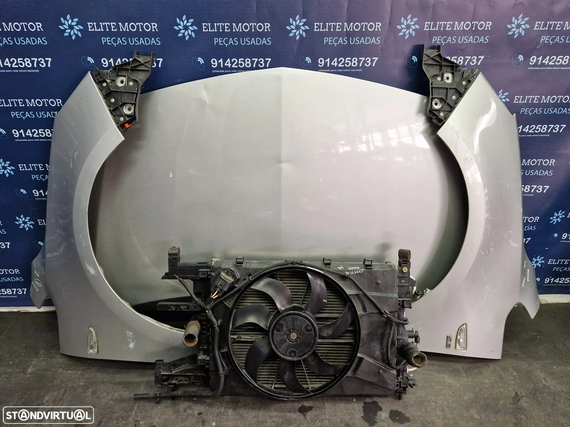 Frente completa usada OPEL ASTRA J 5 PORTAS capot parachoques guardalamas oticas - 8