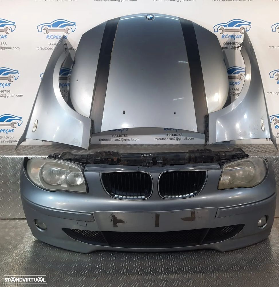 FRENTE COMPLETA BMW SERIE 1 E87 E81 PRE-LCI CAPOT PARACHOQUES GUARDA-LAMAS OTICAS RADIADOR VENTILADOR FRENTE FIBRA REFORÇO - 2