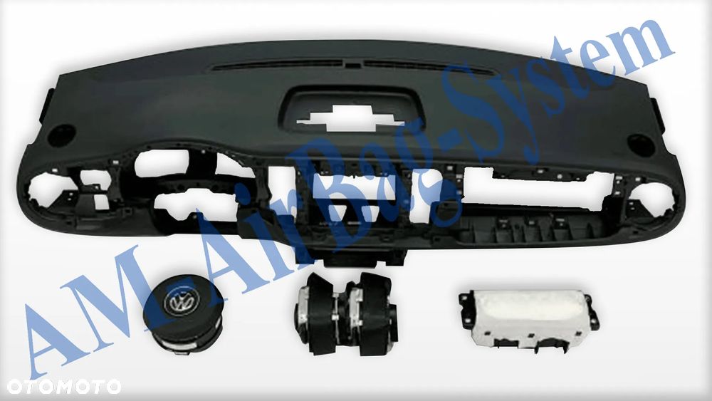 VW New Beetle Deska Poduszki Pasy AirBag Konsola Kokpit Regeneracja Naprawa - 1