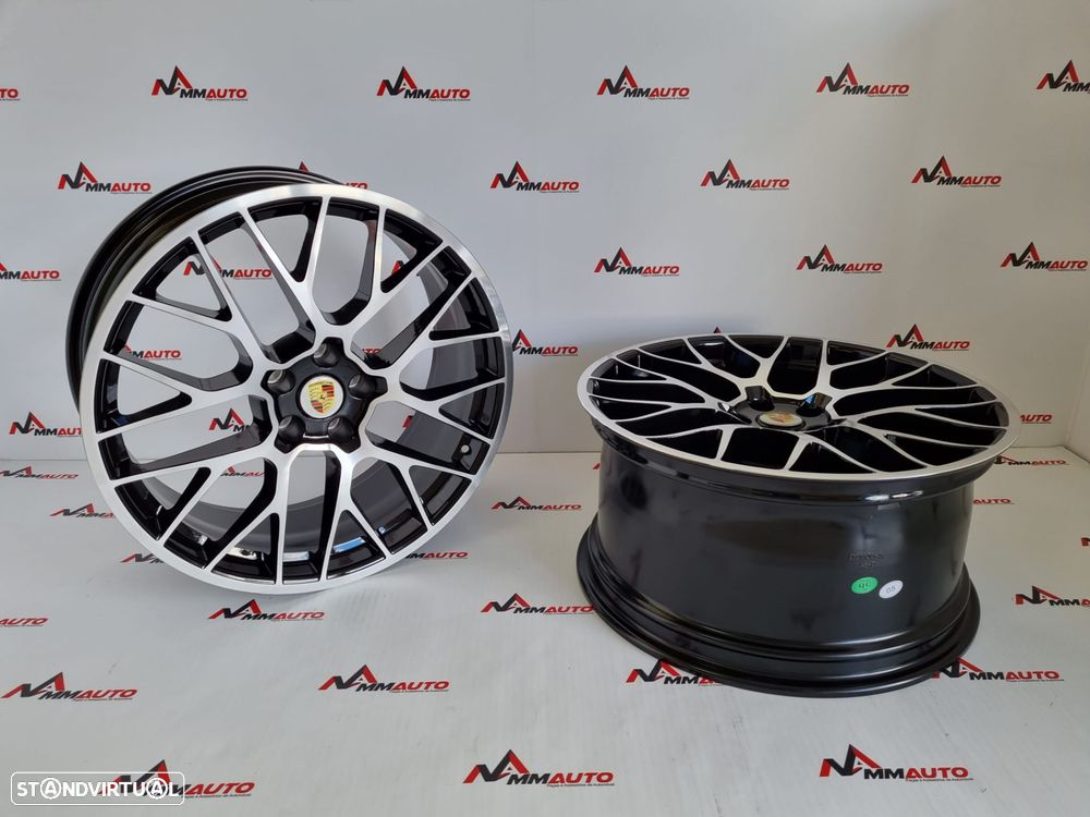 Jantes Porsche Macan RS Spyder Preto Polido 20 - 3