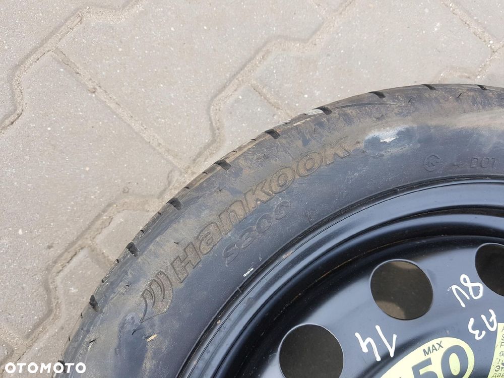 AUDI A3 8V 2012r- GOLF VII 7 KOŁO DOJAZDOWE 16 5X112 LEWAREK KLUCZ - 5