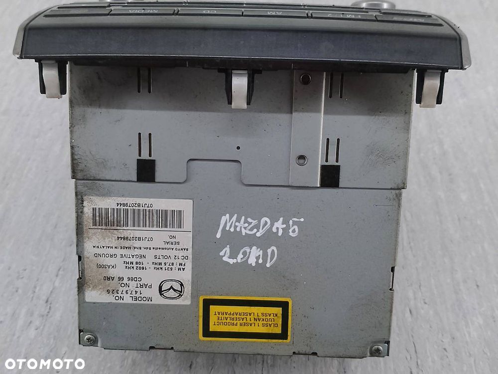 RADIO  MAZDA 5 ( 05-10 ) 14797325 - 5