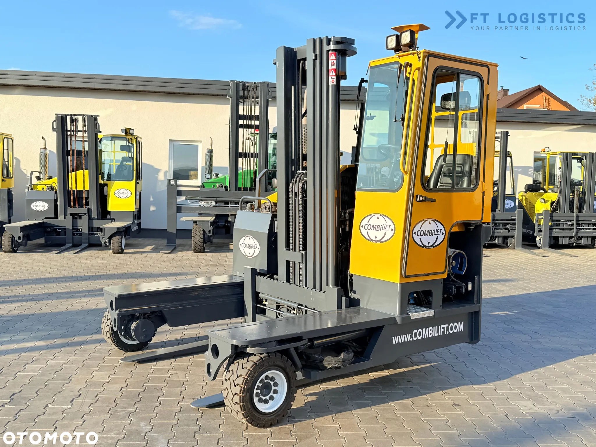 Combilift C4000 / GAS / TRIPLEX - 5600MM / WOLNY SKOK / PRZESUW WIDEŁ / JAK NOWY - 4