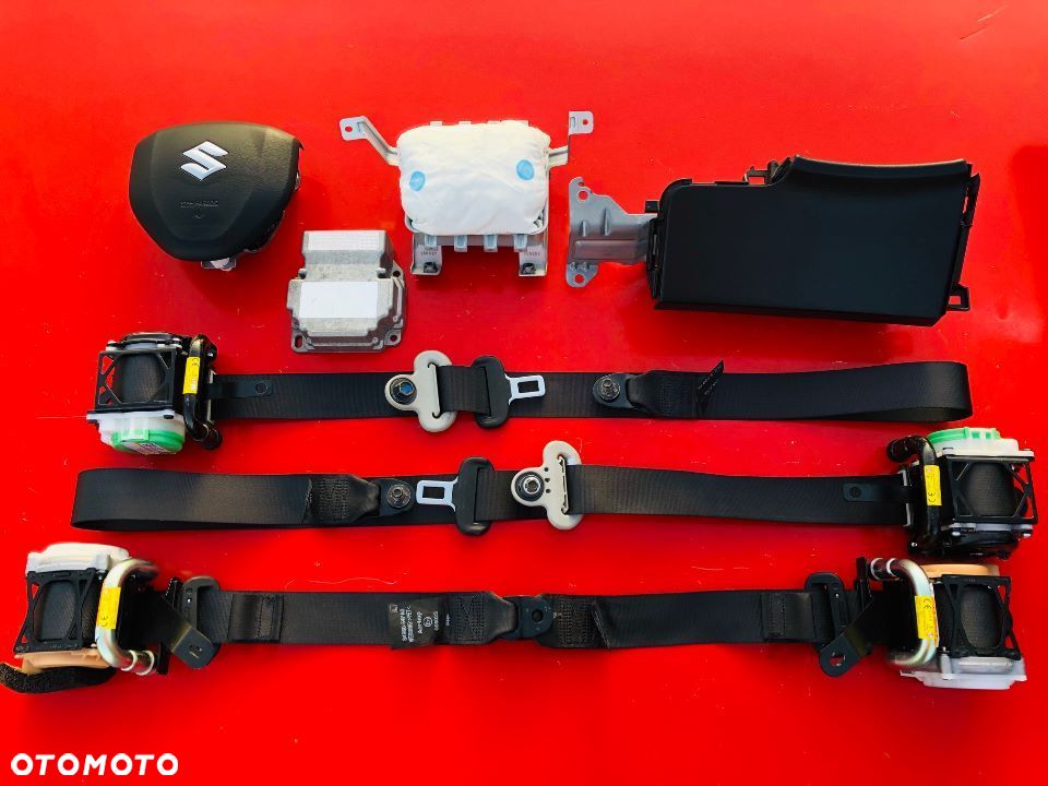 SUZUKI VITARA III DESKA KONSOLA KOKPIT PULPIT AIRBAG PODUSZKI 2x PASY PAS - 9