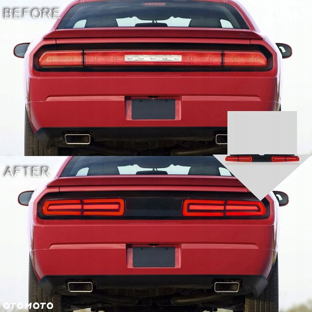 Lampy tyl Blenda kpl Red Vland Led LIFT look europa Dodge Challenger 08-14 - 8