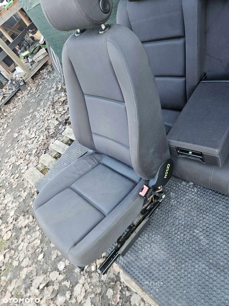 Fotele Fotel Kanapa Składana Welur Czarny Soul Podłokietnik Audi A4 B6 B7 Sedan Kombi Komplet - 24